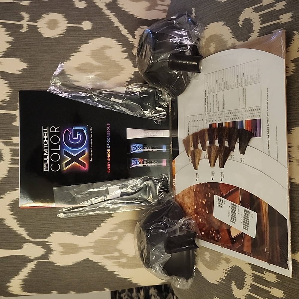 New Paul Mitchell the Color Xg GB and G swatches.